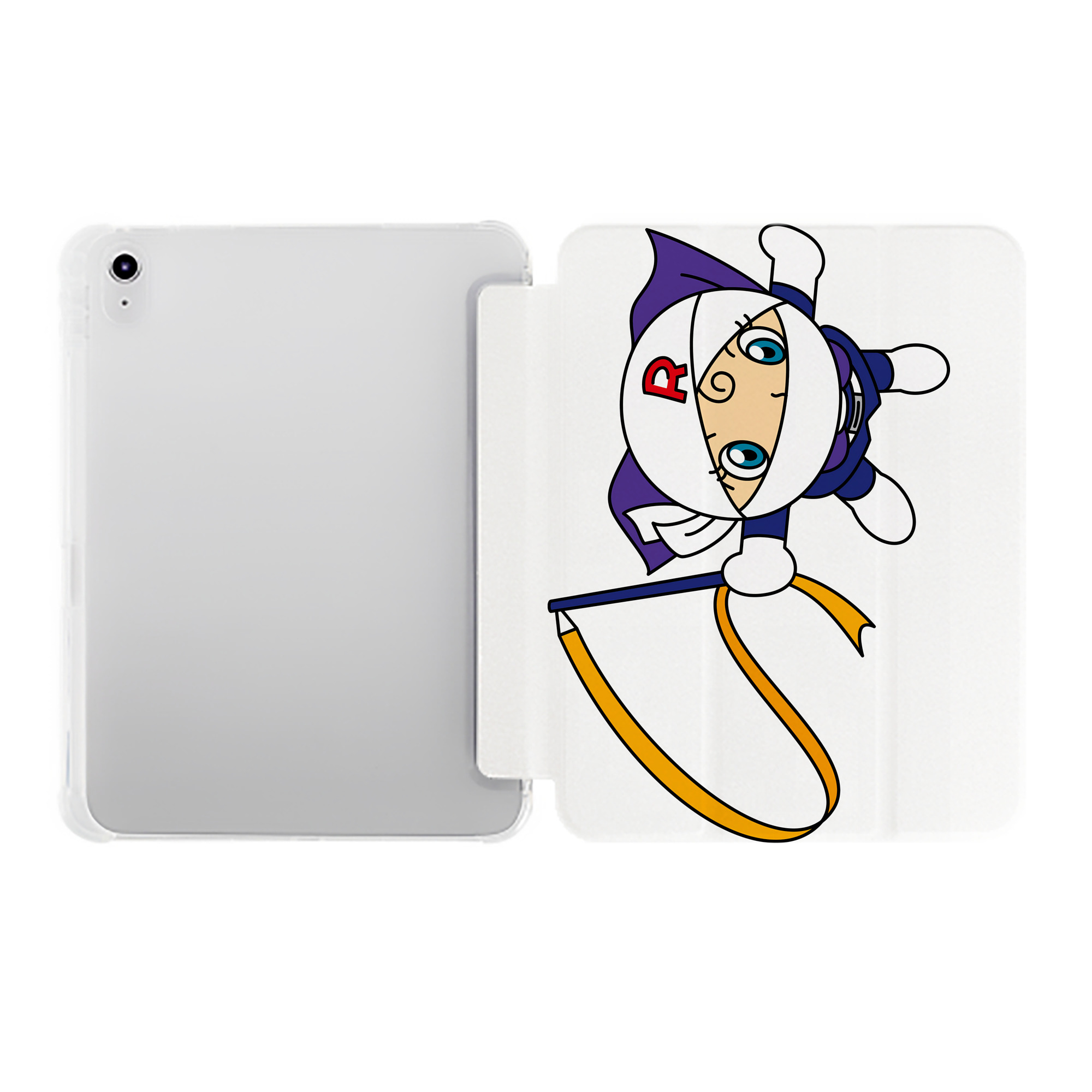 （画像用） アンパンマン Anpanman IPad ケース ペン収納付き 三つ折りスタンド PUレザー×シリコン 対応機種9.5/10.5/10.9インチ